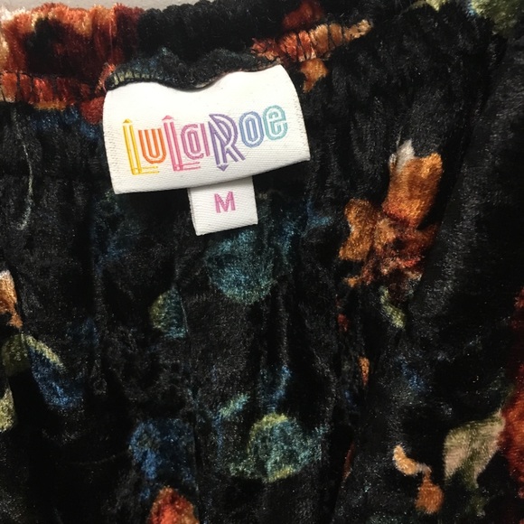 Velvet black and floral Cici LLR Medium - Picture 3 of 4